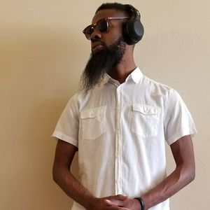 Men's Short Sleeve Button Up Shirt H&M Md